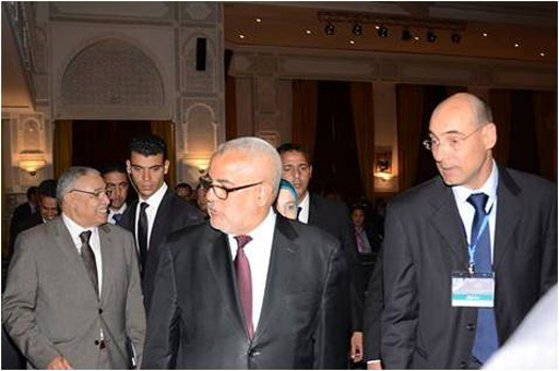H.E. Abdelilah Benkirane, the Prime Minister at the Academy of the Kingdom of Morocco